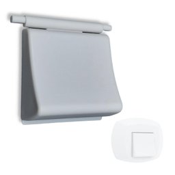 Tecla Branco Botao para Valvula de Descarga Docol Acionador - 1