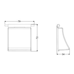 Tecla Branco Botao para Valvula de Descarga Docol Acionador - 3