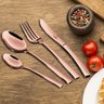Jogo Talheres Mesa Faqueiro 24 Pçs Rose Gold Berlinger Haus - 3