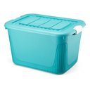 Ver imagem 1 de Caixa Organizadora Container 80 Trava/roda Plasnorthon