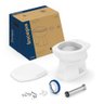 Kit Bacia Convencional Completo Thema Branco 1257270010100 Incepa - 1