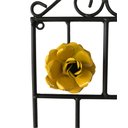 Ver imagem 4 de Cabide Rosas Pequenas Artesanal Em Ferro Para Banheiro Libertas Rosas Artesanato Preto