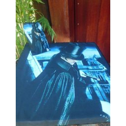 TOALHA ESOTERICA MAGIA SAGRADA LINHA DOS EXU CAPA PRETA UMBANDA CANDOMBLÉ VELA 07 DIAS PRETA CX MDF - 2