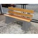 Ver imagem 2 de Banco Jardim Espera com Encosto 1,5 metro - CINZA CIMENTO 004