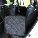 Ver imagem 3 de Capa Pet Protetora de Banco Traseiro Carro Cachorros e Gatos com Zíper