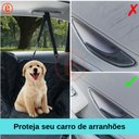 Ver imagem 2 de Capa Pet Protetora de Banco Traseiro Carro Cachorros e Gatos com Zíper