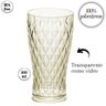 Copo de Plástico 500ml Cristal Glamour Âmbar com 6 Unidades Plasutil Ref.14205 - 3