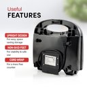 Ver imagem 2 de Elite Gourmet Ewm-2207# Máquina Elétrica de Waffle 2 Fatias Preto
