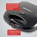 Ver imagem 3 de Elite Gourmet Ewm-2207# Máquina Elétrica de Waffle 2 Fatias Preto