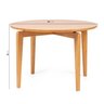 Conjunto Sala de Jantar Mesa 115cm Redonda Seiva 4 Cadeiras Liz CabeCasa MadeiraMadeira - 2