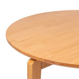 Conjunto Sala de Jantar Mesa 115cm Redonda Seiva 4 Cadeiras Liz CabeCasa MadeiraOriginals - 15