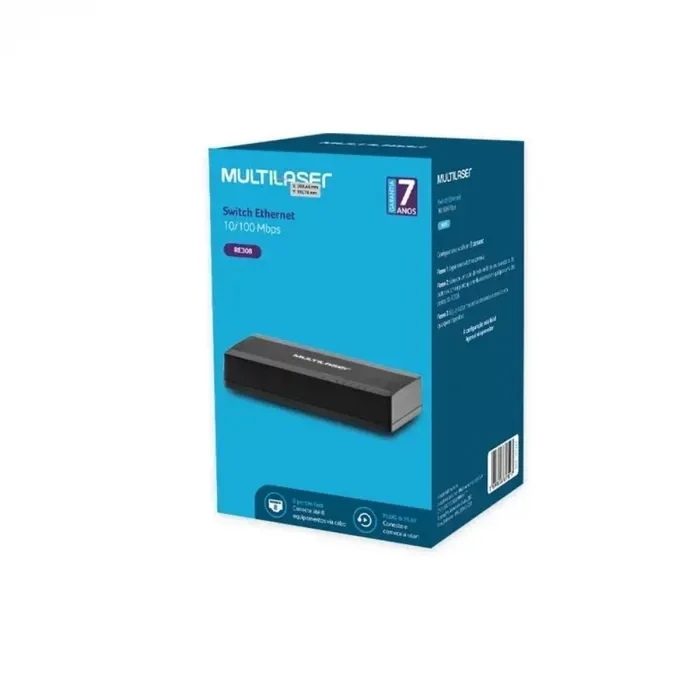 Switch 8 Portas Gigabit (10/100/1000mbps) Re608 - 5