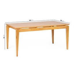 Conjunto Sala de Jantar Mesa 160cm Seiva 4 Cadeiras Liz CabeCasa MadeiraMadeira - 2