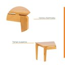 Ver imagem 4 de Conjunto Sala de Jantar Mesa 160cm Seiva 4 Cadeiras Liz CabeCasa MadeiraOriginals