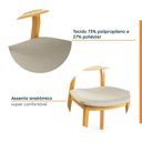 Ver mais imagens de Conjunto Sala de Jantar Mesa 160cm Seiva 4 Cadeiras Liz CabeCasa MadeiraOriginals