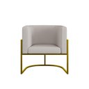 Ver imagem 7 de Kit Sofá 2 Lugares + 2 Poltronas Corino Gold Bege