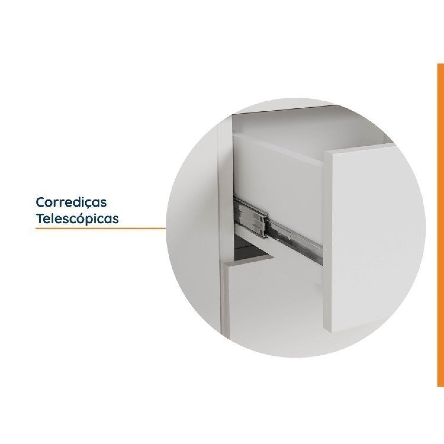 Cozinha Modulada 6 Peças Sem Tampo 3 Aéreos e 3 Balcões Ipanema CabeCasa MadeiraMadeira - 9