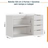 Cozinha Modulada 6 Peças Sem Tampo 3 Aéreos e 3 Balcões Ipanema CabeCasa MadeiraOriginals - 15