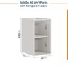Cozinha Modulada 6 Peças Sem Tampo 3 Aéreos e 3 Balcões Ipanema CabeCasa MadeiraOriginals - 18