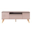 Ver mais imagens de Rack para TV com Prateleira 150cm Retro MDF Rosa Dallas - On Móveis