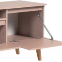 Ver imagem 3 de Rack para TV com Prateleira 150cm Retro MDF Rosa Dallas - On Móveis