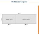 Ver imagem 4 de Cozinha Modulada 4 Peças com Tampo 2 Aéreos e 2 Balcões Ipanema CabeCasa MadeiraOriginals Verde/Acác