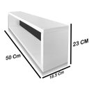 Ver imagem 2 de Nicho Retangular Coleções Mdf 60x20x10 Mdf Branco