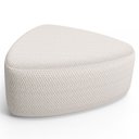 Ver imagem 5 de Puff Decorativo Orgânico para Sala de Estar Living Trizza W01 Bouclê Cru - Lyam Decor