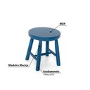 Ver imagem 2 de Kit 2 Banquetas Infantil Espanha Azul