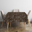 Ver imagem 4 de Toalha Mesa Plástica Térmica Café Mr 4 lugares 1,40