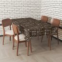 Ver imagem 7 de Toalha Mesa Plástica Térmica Café Mr 4 lugares 1,40