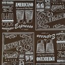 Ver mais imagens de Toalha Mesa Plástica Térmica Café Mr 4 lugares 1,40