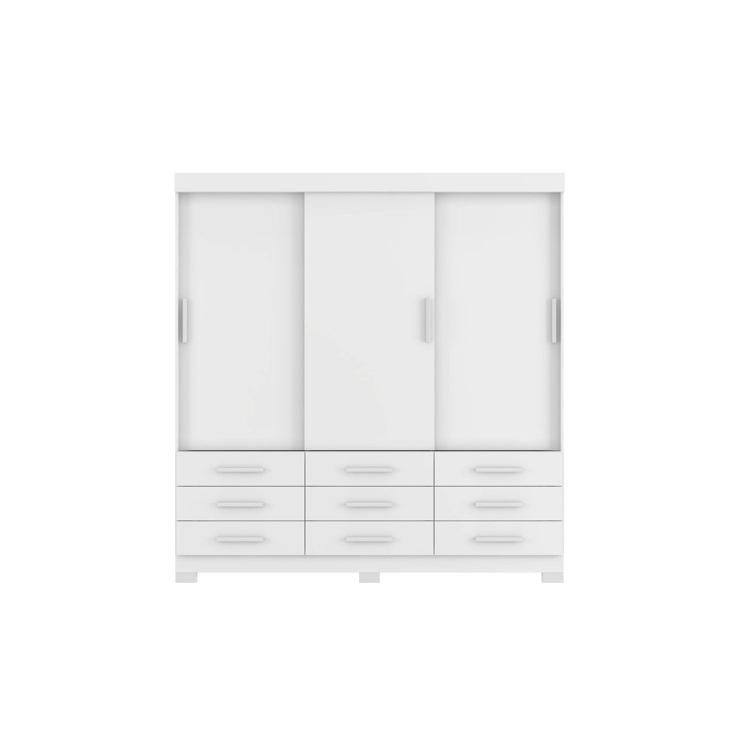 Guarda Roupa 3 Portas 9 Gavetas Ideale Plus - 2