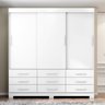 Guarda Roupa 3 Portas 9 Gavetas Ideale Plus - 1