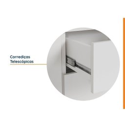Cozinha Modulada 4 Peças Sem Tampo 2 Aéreos e 2 Balcões Ipanema CabeCasa MadeiraMadeira - 9