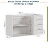 Cozinha Modulada 4 Peças Sem Tampo 2 Aéreos e 2 Balcões Ipanema CabeCasa MadeiraOriginals - 16