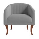 Ver mais imagens de Poltrona Veludo com Apoio para os Braços Naty