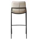 Ver imagem 5 de Kit 2 Banquetas Altas Eulália Rivatti 103 Cm (altura) em Pu Fendi com Base em Aço Grafite
