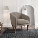 Ver imagem 3 de Poltrona Veludo com Apoio para os Braços Naty