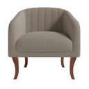 Ver mais imagens de Poltrona Veludo com Apoio para os Braços Naty