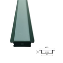 Ver imagem 2 de Perfil de Embutir 41,3x30mm P/fitas de Led 3m Astraled - Preto