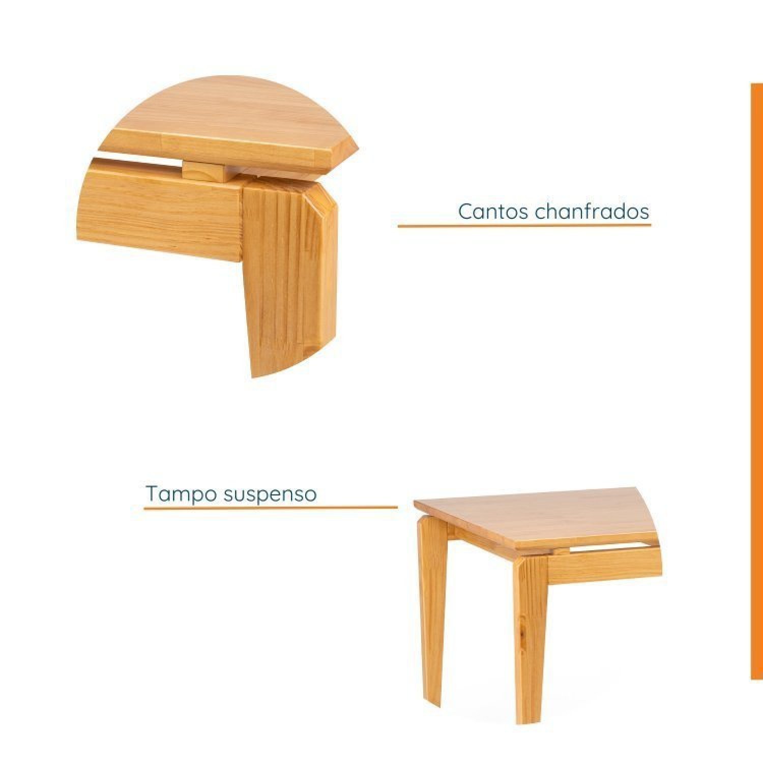 Conjunto Sala de Jantar Mesa 210cm Seiva 6 Cadeiras Liz CabeCasa MadeiraMadeira - 9