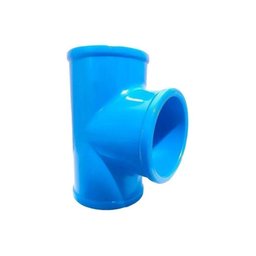 Te 100mm X 50mm Reduzido Azul Soldavel Irrigação Amanco - 1