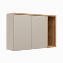 Ver imagem 1 de Armário Aéreo com Led Allure Linea Brasil 120cm 100 Mdf