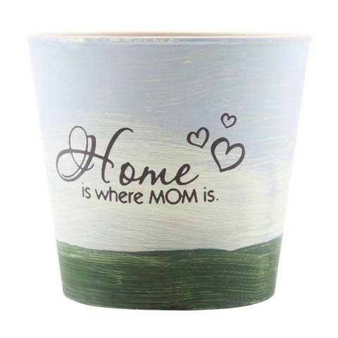 Mini Vaso de Planta Cachepot Estampado Decorado 12,5cm