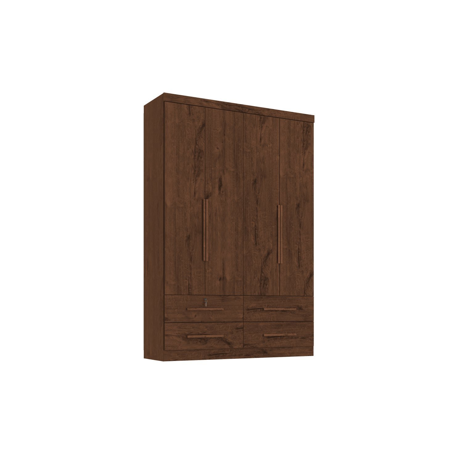 Guarda Roupa 4 Portas 4 Gavetas Maximus Plus - 2