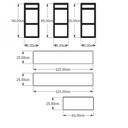 Ver imagem 3 de Prateleira industrial para cozinha aço cor preto prateleiras 30cm modelo ind14