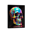 Ver imagem 4 de Quadro Decorativo Colorful Skull In Graffiti