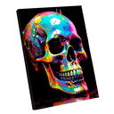 Ver imagem 5 de Quadro Decorativo Colorful Skull In Graffiti