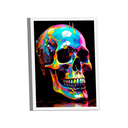 Ver imagem 1 de Quadro Decorativo Colorful Skull In Graffiti